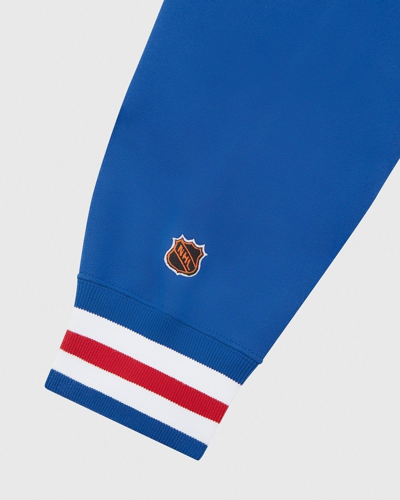 pulls à capuche bleus ovo new york rangers collection octobre
