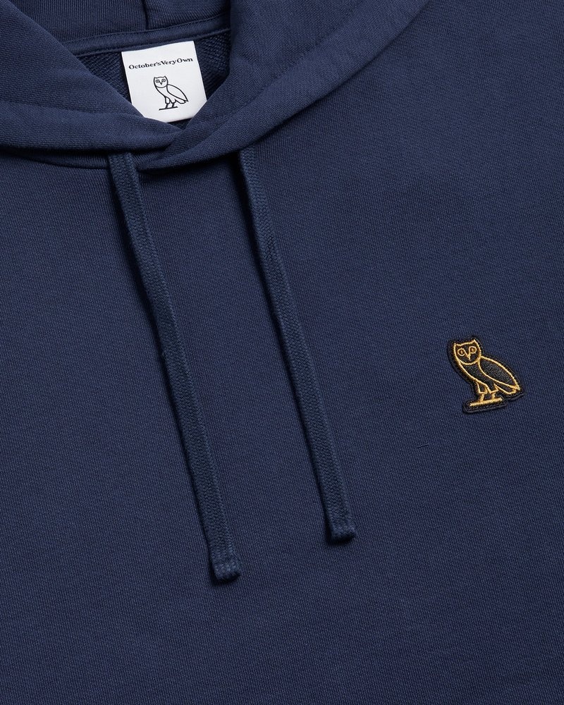 pulls à capuche ovo classic bleu marine collection octobre