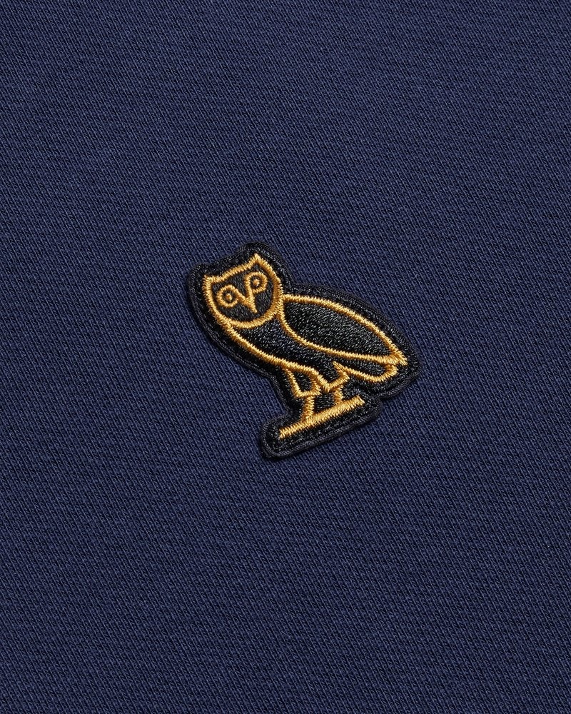 pulls à capuche ovo classic bleu marine collection octobre