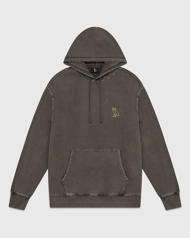 pulls à capuche marron ovo muskoka teinte en pièce collection octobre