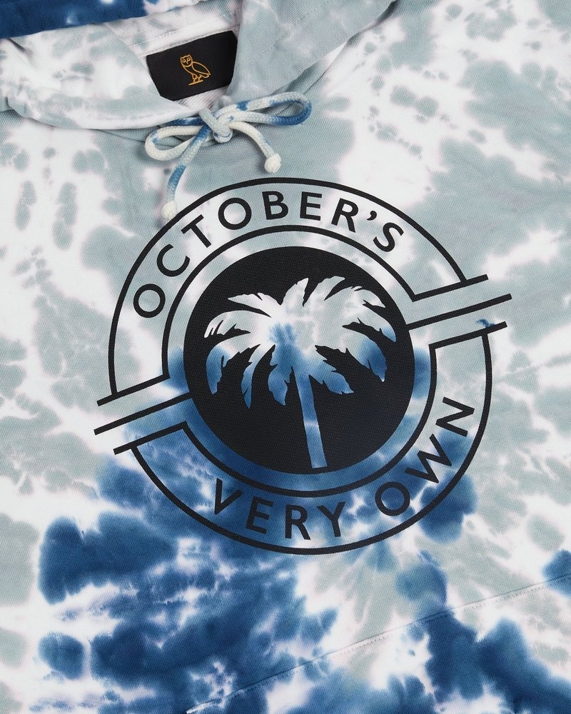 pulls le sweat à capuche tie-dye ovo tropics doctobre
