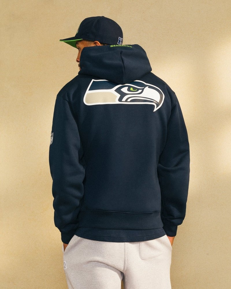pulls sweat à capuche bleu ovo nfl seattle seahawks og collection octobre.