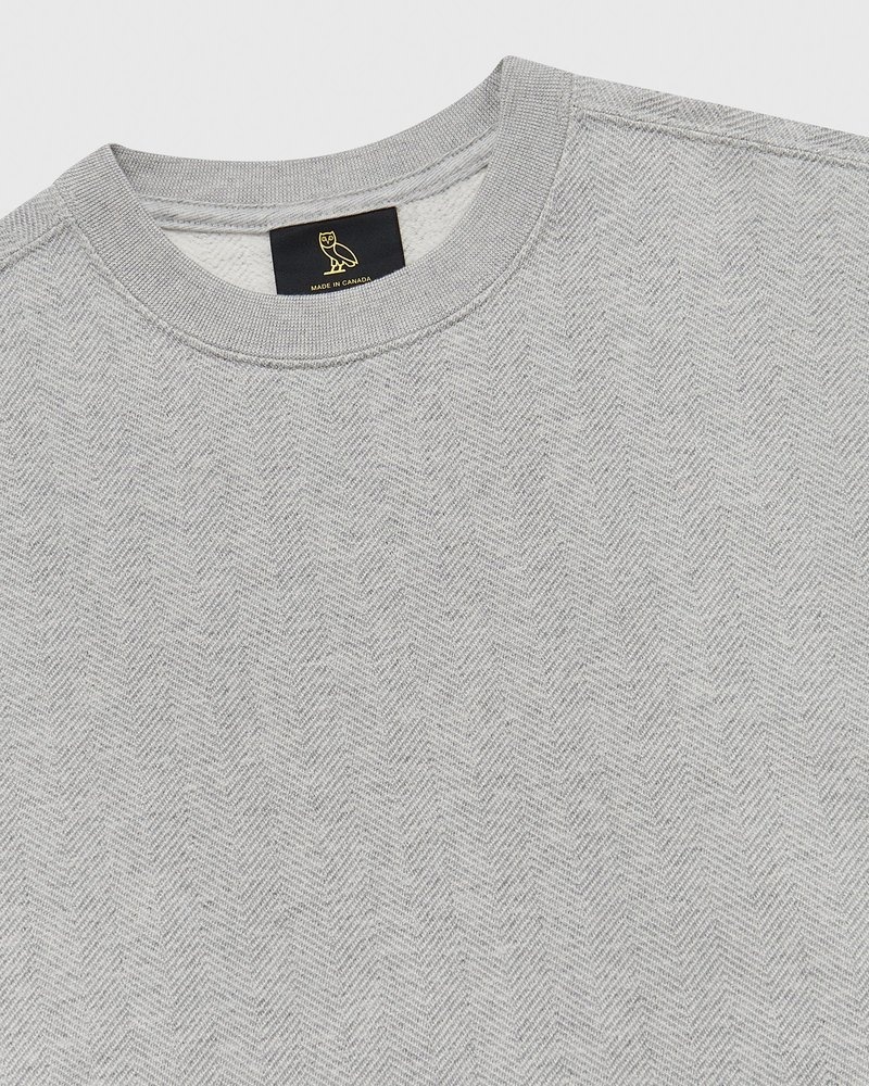 pulls à chevrons gris ovo doctobre