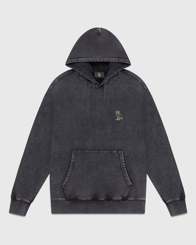 pulls à capuche noirs teints en pièce ovo muskoka collection octobre