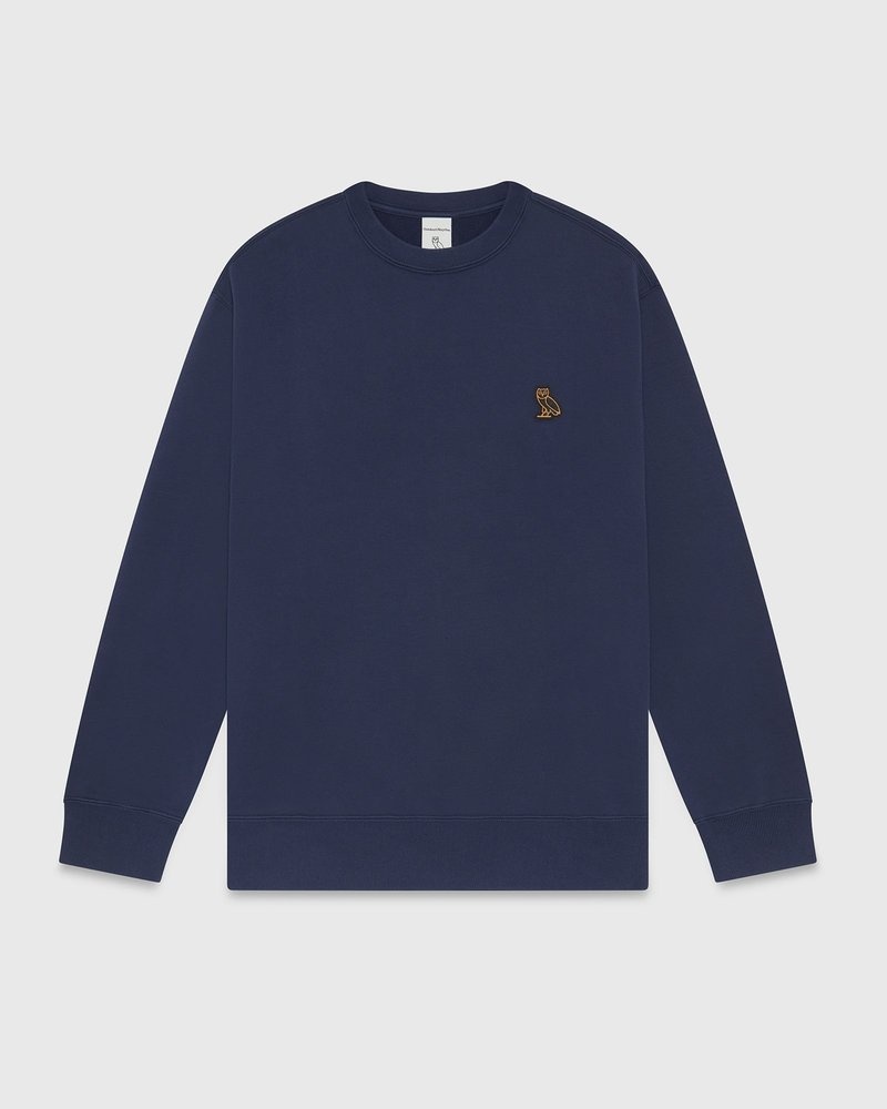 pull ovo classic crewneck bleu marine collection octobre