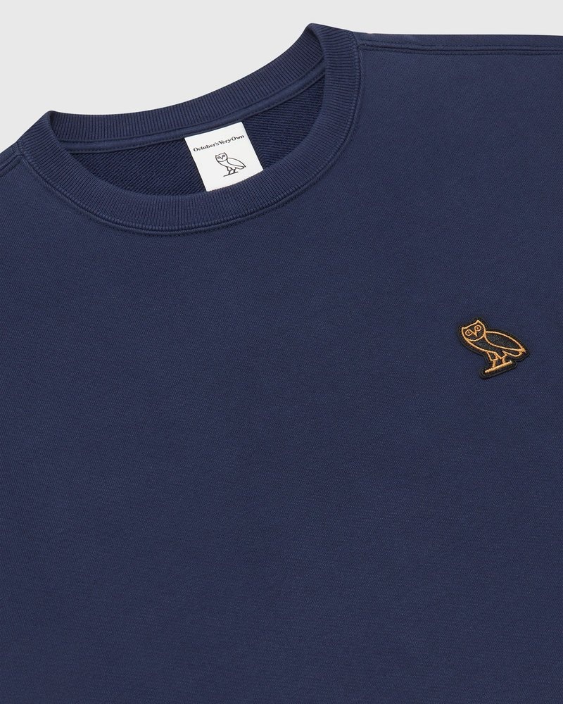 pull ovo classic crewneck bleu marine collection octobre