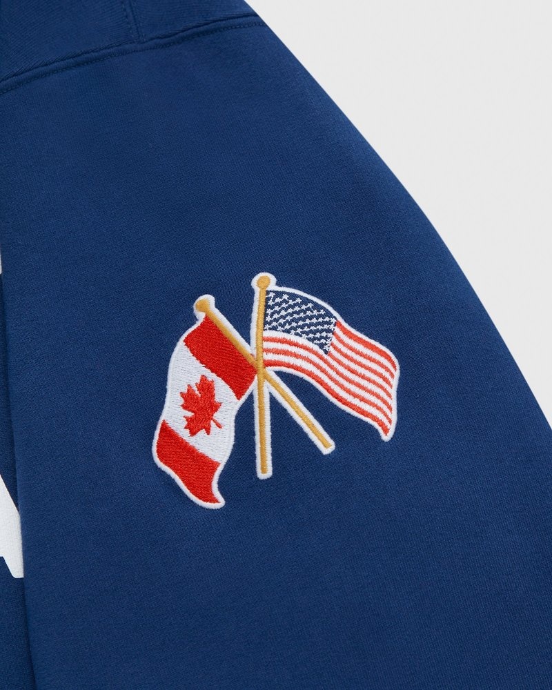 pulls à capuche bleus ovo toronto maple leafs édition limitée doctobre