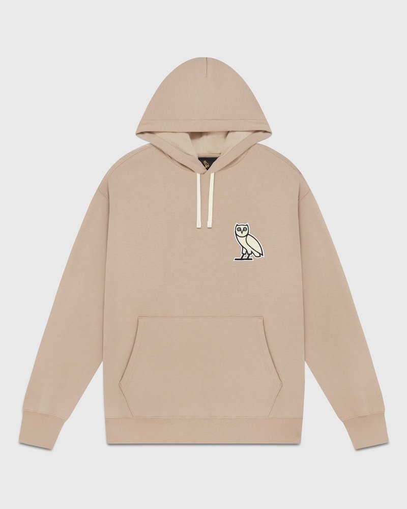 pulls ovo mini og plush hoodie sand