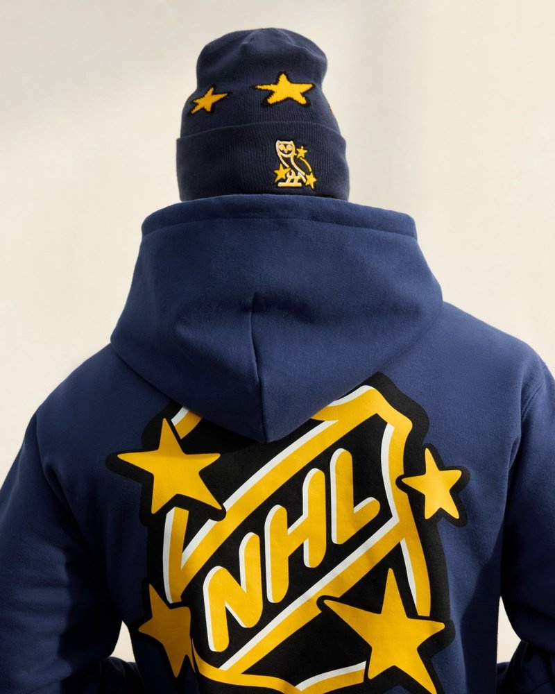 pulls à capuche bleus ovo nhl all star édition limitée doctobre