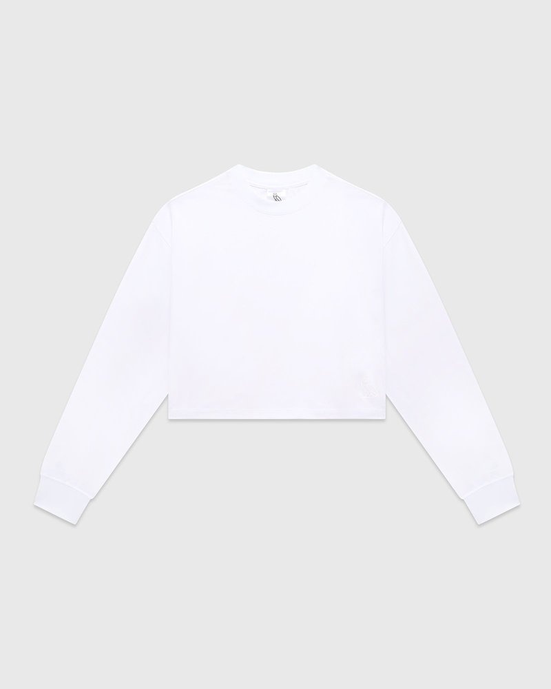 t-shirt ovo court à manches longues blanc collection octobers very own