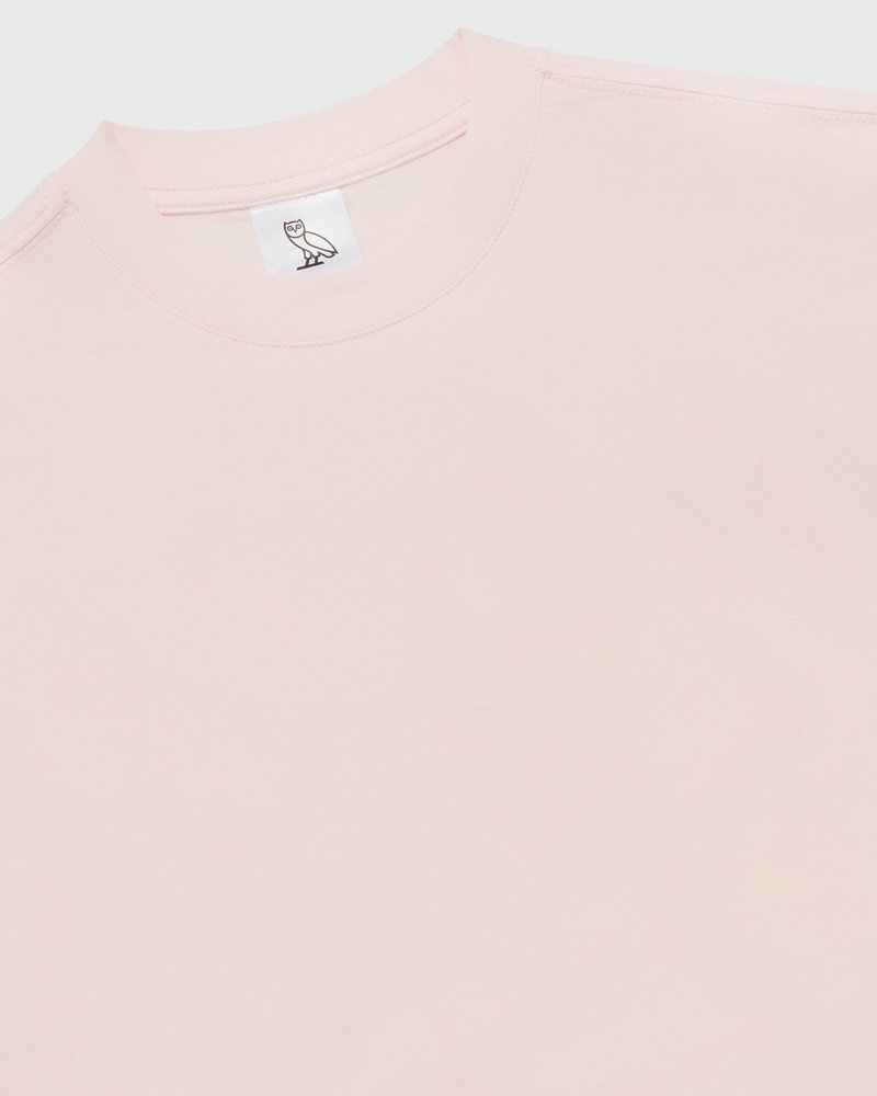 t-shirts t-shirt ovo boyfriend rose collection du mois doctobre