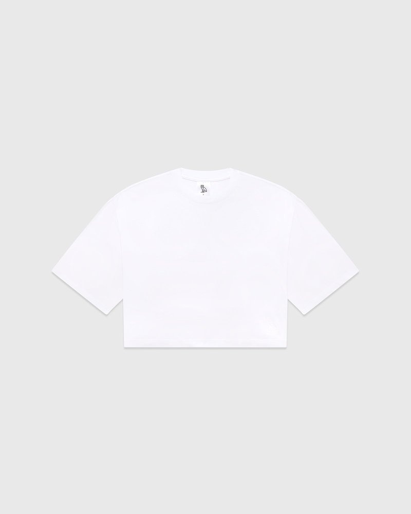 t-shirt ovo court à manches courtes blanc collection octobers very own