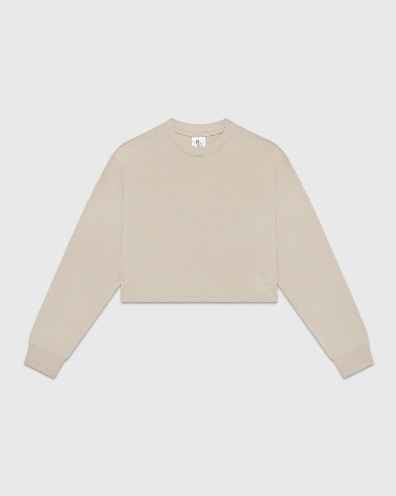 t-shirt ovo court à manches longues blanc collection octobers very own