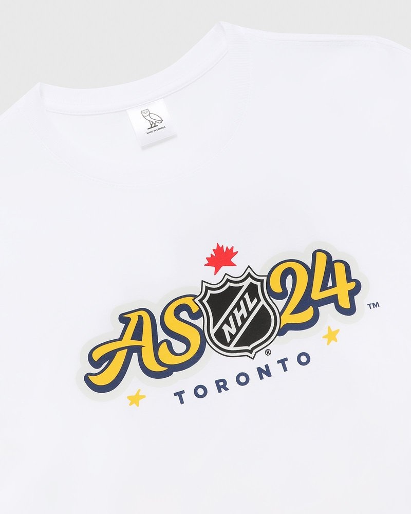 t-shirts ovo nhl all star doctobre blanc