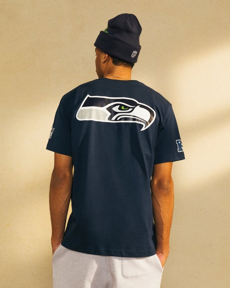t-shirts ovo nfl seattle seahawks game day bleu édition spéciale octobre