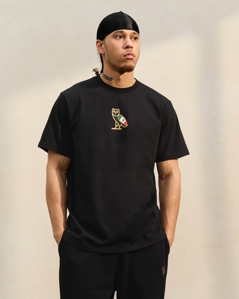 t-shirt ovo international mini og noir édition limitée doctobre