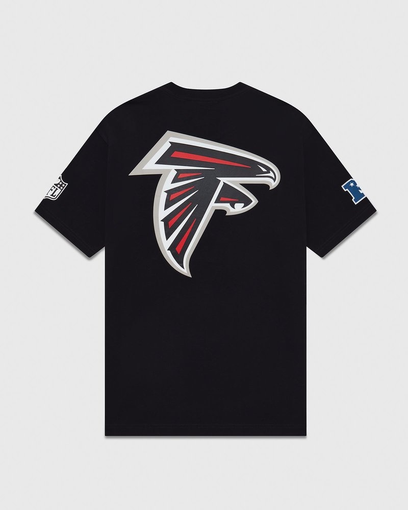t-shirts ovo nfl atlanta falcons game day noirs édition spéciale octobre