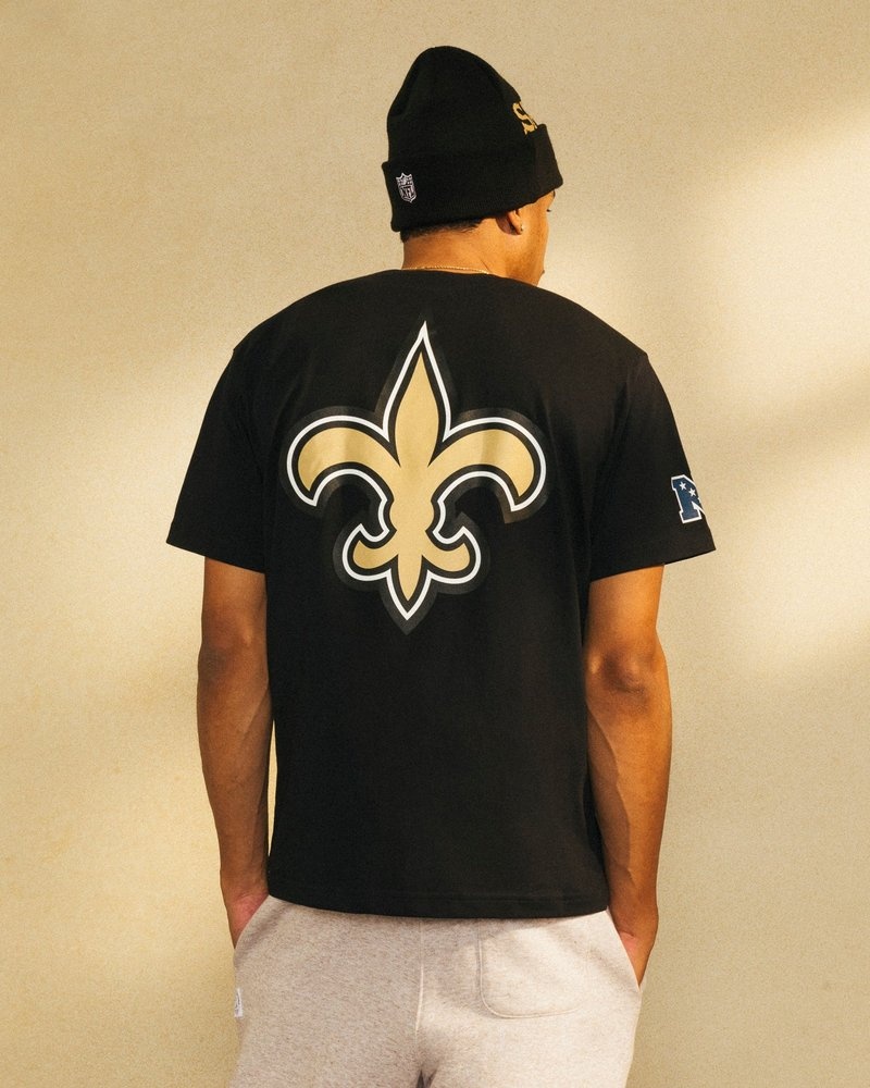 t-shirts ovo nfl new orleans saints game day noirs édition spéciale octobre