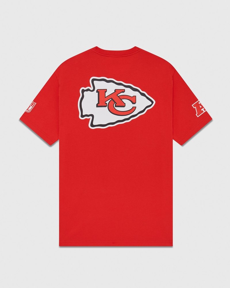 t-shirts ovo nfl kansas city chiefs game day rouges édition spéciale octobre