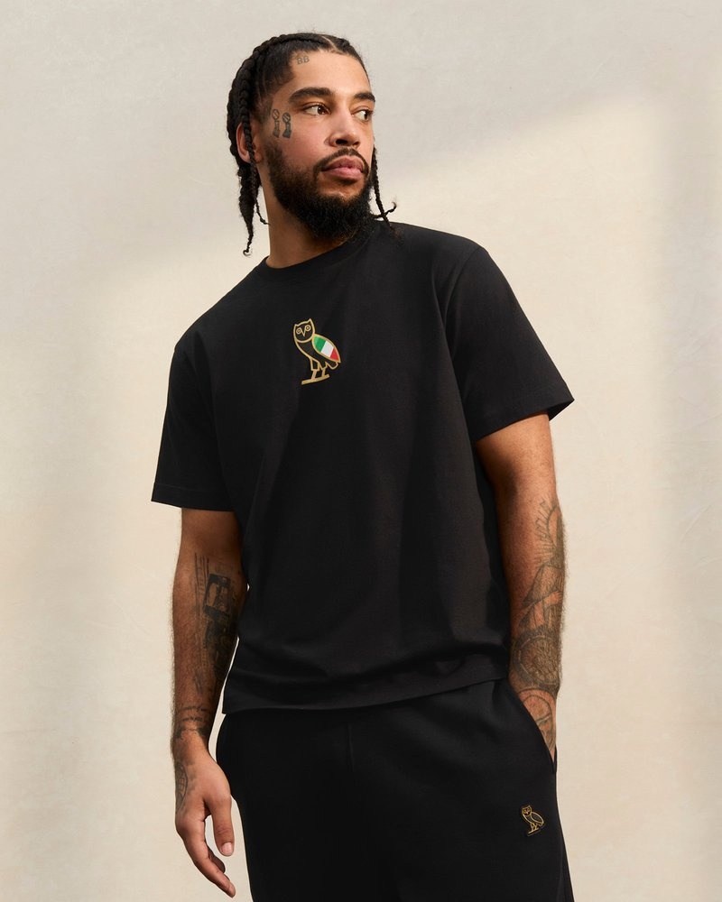 t-shirt ovo international mini og noir édition limitée doctobre