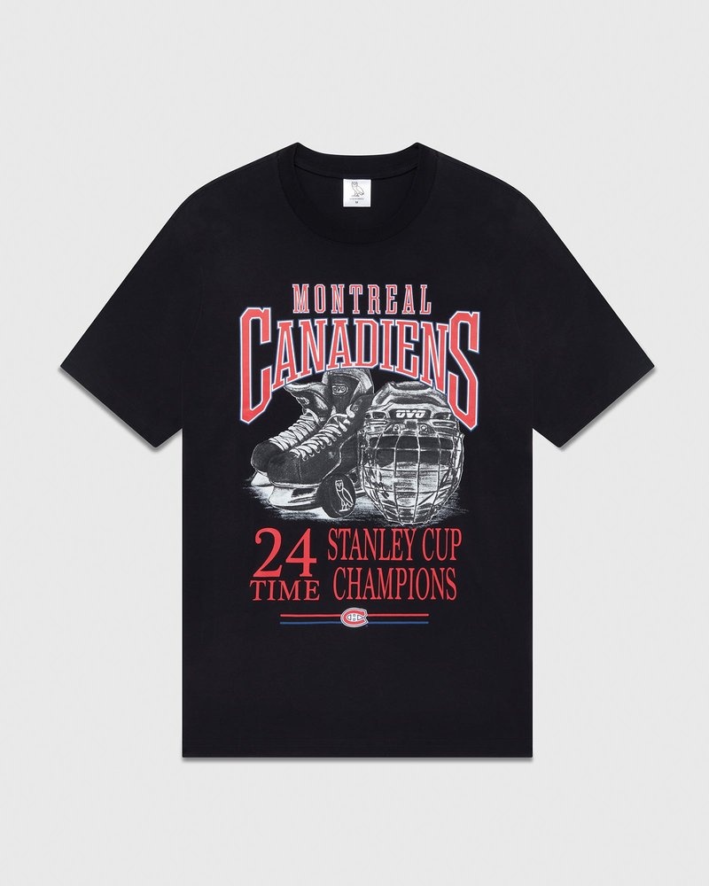 t-shirts ovo montréal canadiens de montréal édition limitée doctobre noir