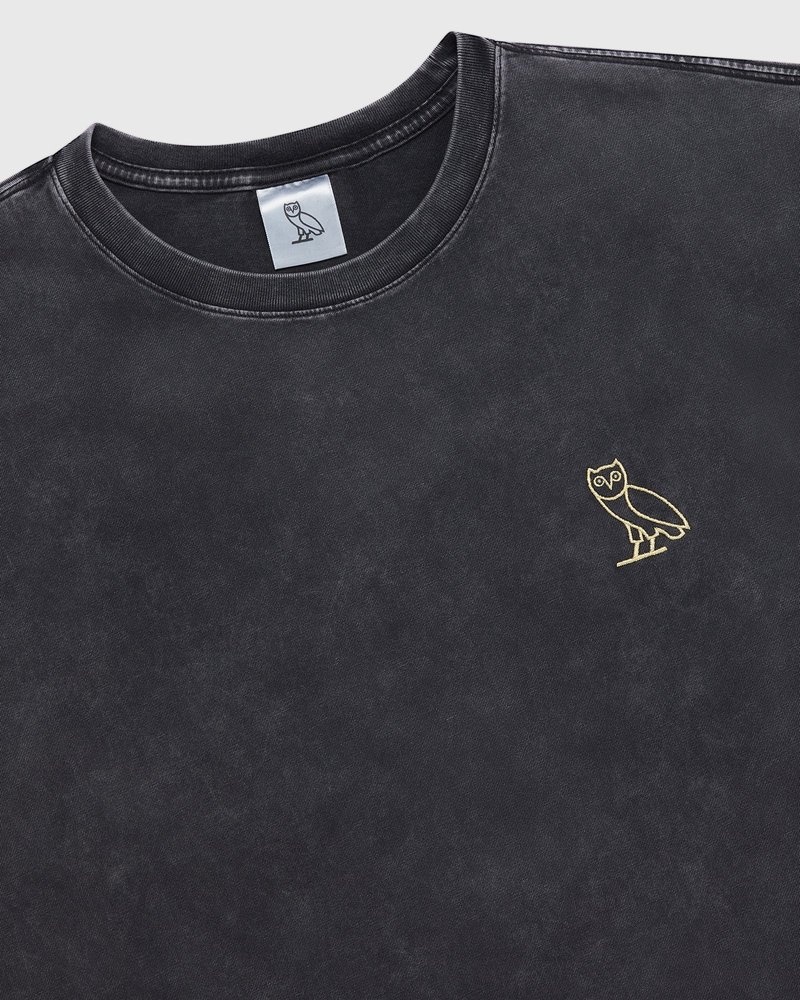 t-shirt noir ovo muskoka édition limitée doctobre teint en pièce.