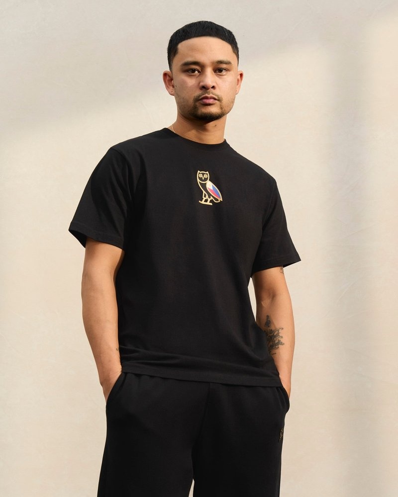 t-shirt ovo international mini og noir édition limitée doctobre