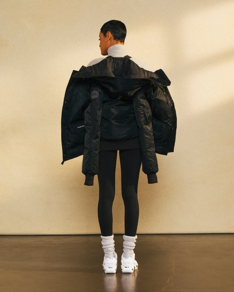 veste bomber chilliwack noire ovo canada goose collection octobre