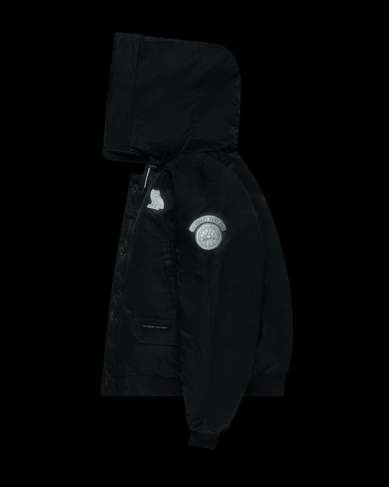 veste bomber chilliwack noire ovo canada goose collection octobre