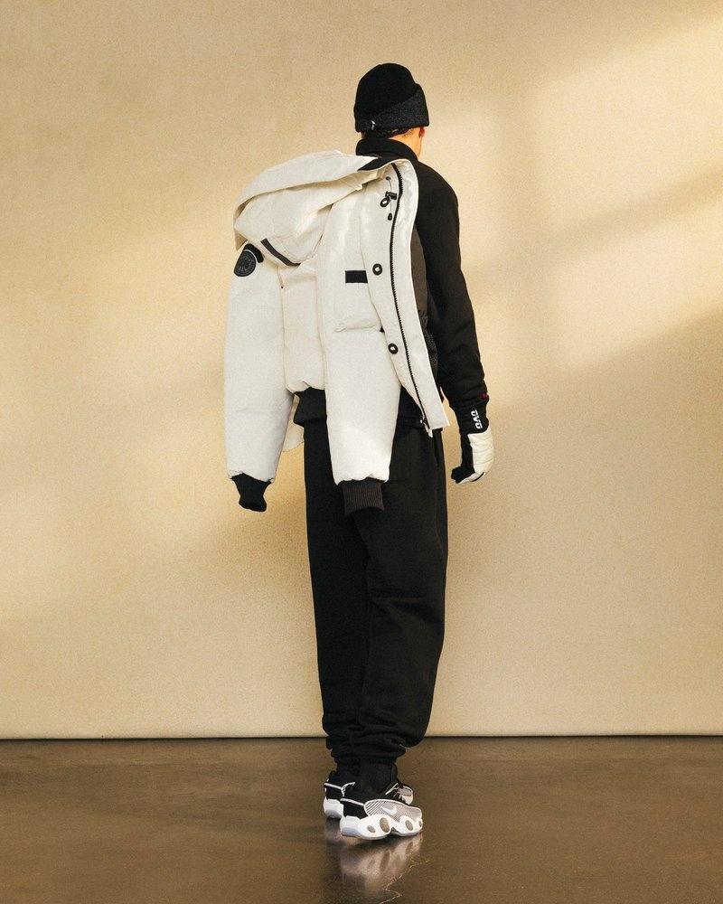 veste bomber blanche ovo canada goose chilliwack collection octobre