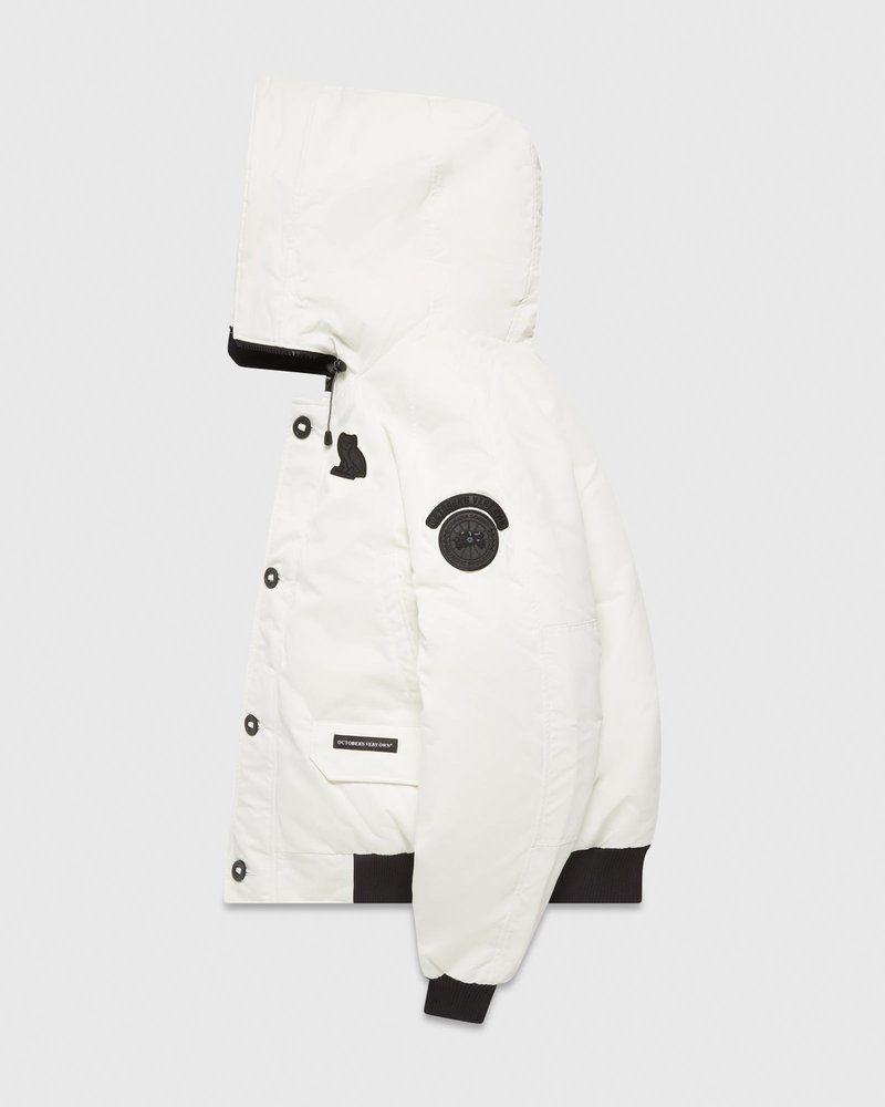 veste bomber blanche ovo canada goose chilliwack collection octobre