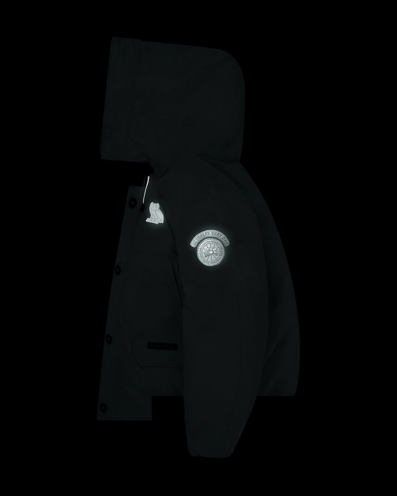 veste bomber blanche ovo canada goose chilliwack collection octobre