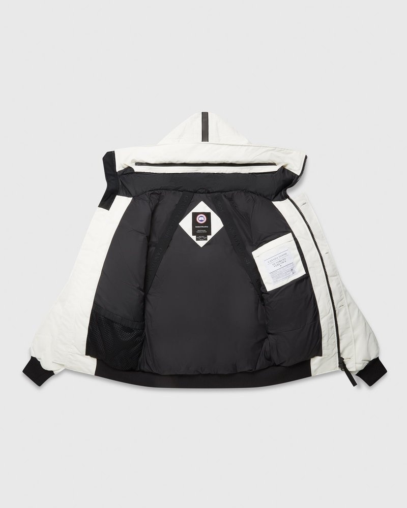 veste bomber blanche ovo canada goose chilliwack collection octobre