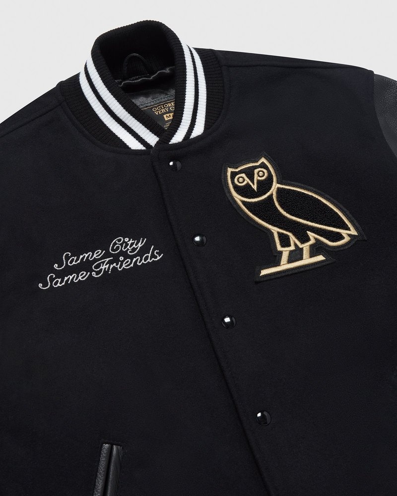 veste ovo collegiate noire collection octobers very own