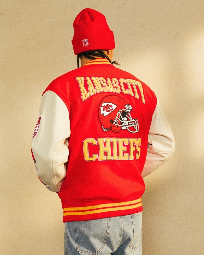 veste universitaire rouge ovo nfl kansas city chiefs collection octobers very own