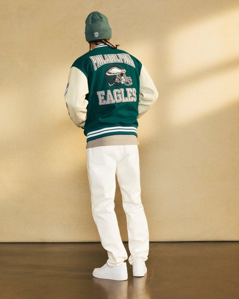 veste universitaire verte ovo nfl philadelphia eagles collection octobers very own