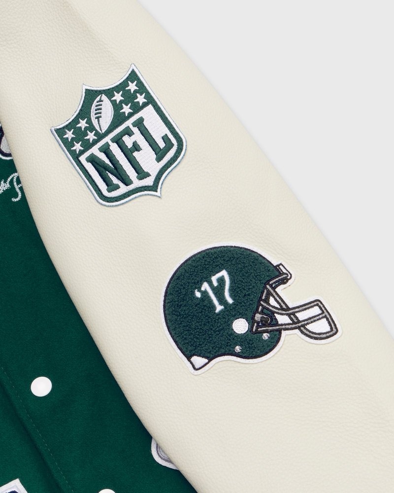 veste universitaire verte ovo nfl philadelphia eagles collection octobers very own
