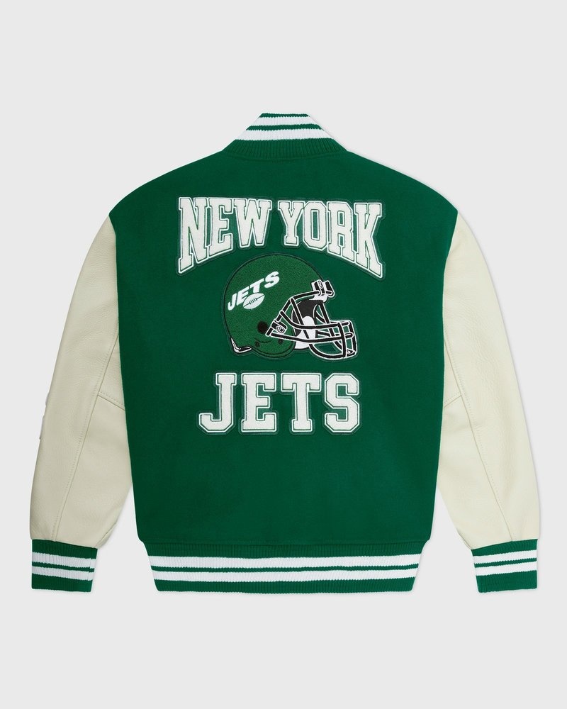 veste universitaire verte ovo nfl new york jets collection octobers very own
