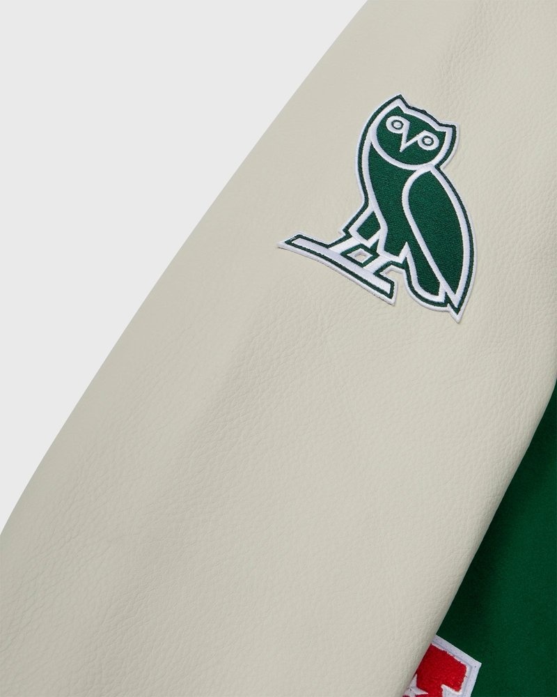 veste universitaire verte ovo nfl new york jets collection octobers very own