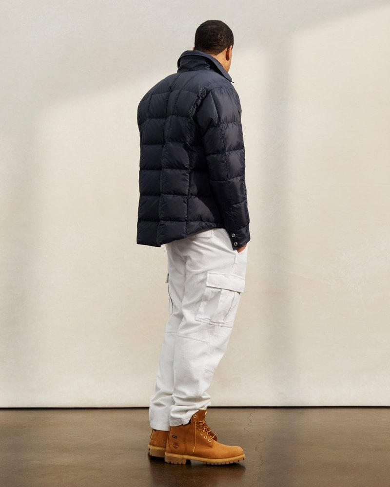 vêtements dextérieur doudoune ovo crescent down works bleu marine édition limitée octobre