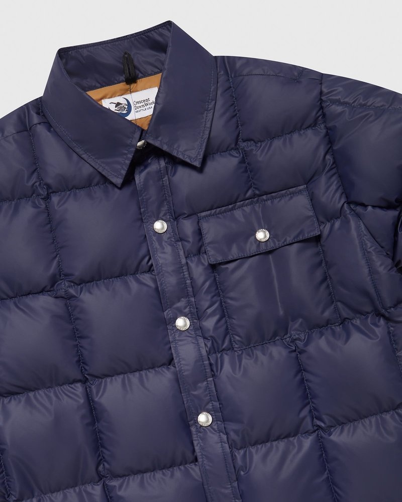 vêtements dextérieur doudoune ovo crescent down works bleu marine édition limitée octobre