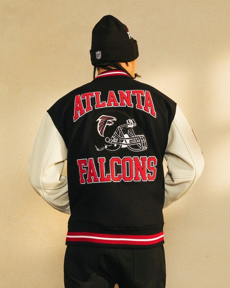 veste universitaire ovo nfl atlanta falcons noire collection octobers very own