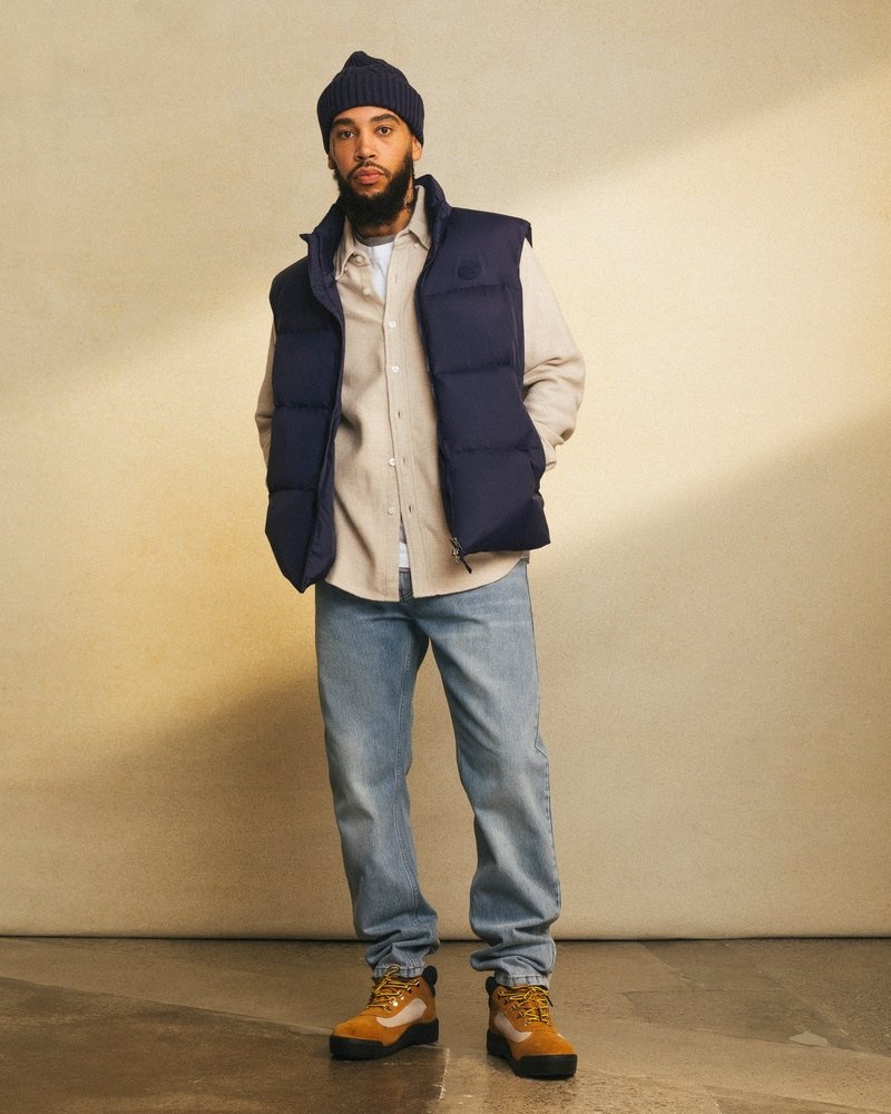 gilet sans manches ovo bounce bleu marine collection octobers very own