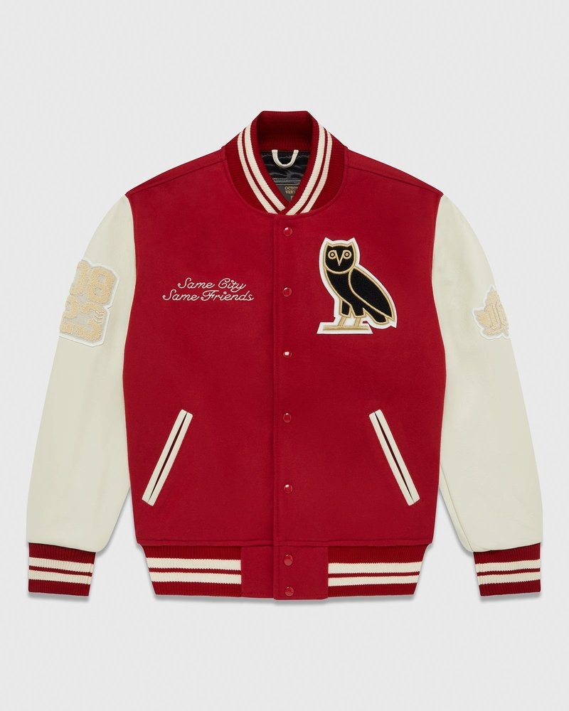veste ovo collegiate rougecrème collection octobers very own