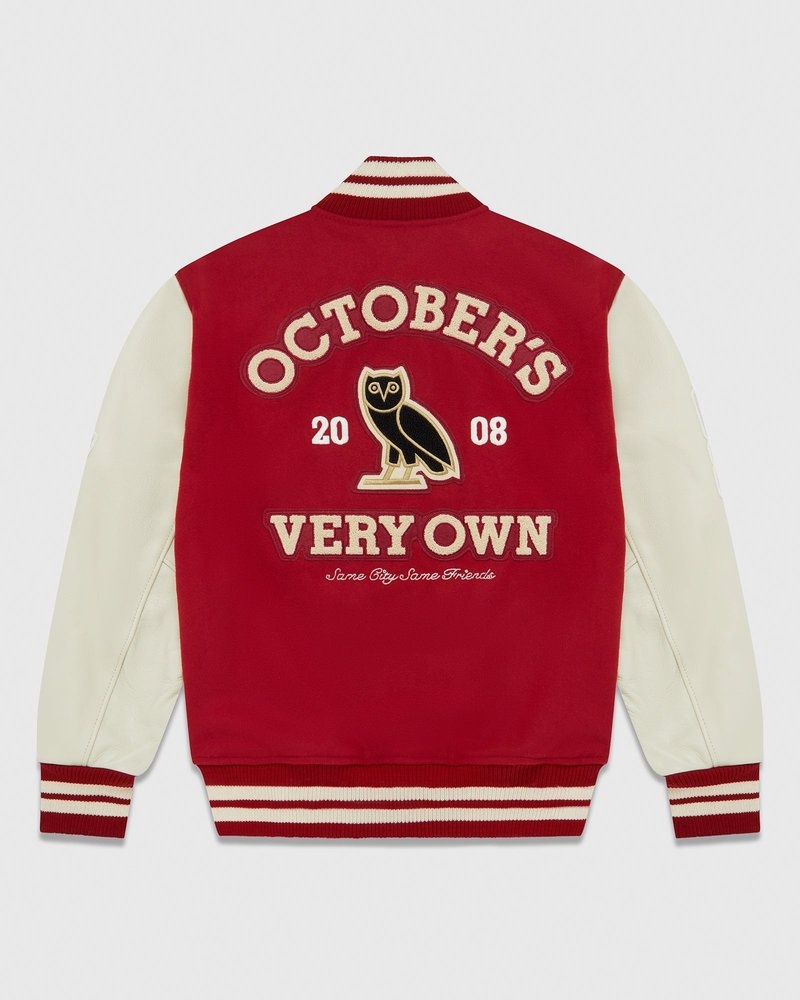 veste ovo collegiate rougecrème collection octobers very own