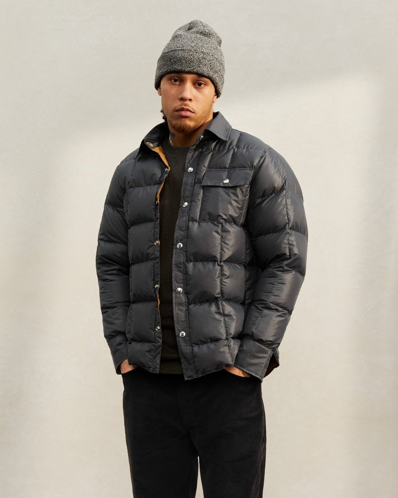 vêtements dextérieur doudoune ovo crescent down works grise collection octobers very own