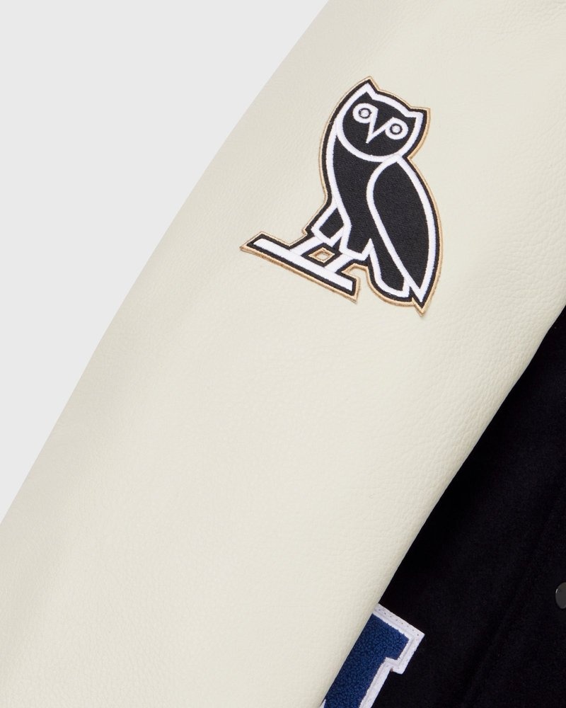veste universitaire ovo nfl new orleans saints noire collection octobers very own